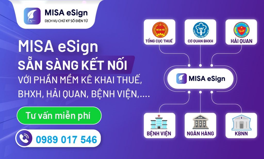 Chữ ký số MISA ESIGN