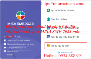 BỘ CÀI MISA SME NET 2023
